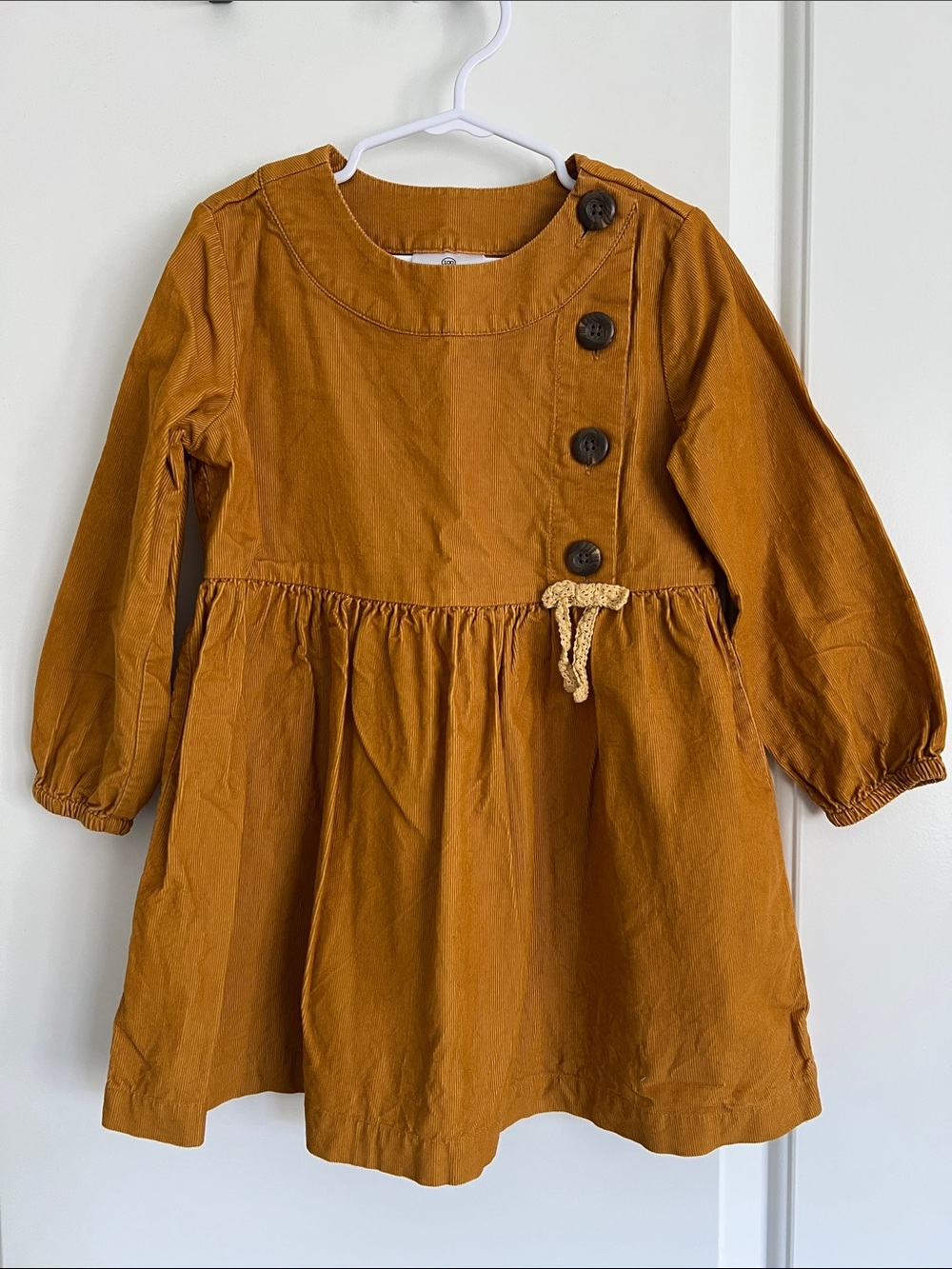 Hanna Andersson corduroy fall dress